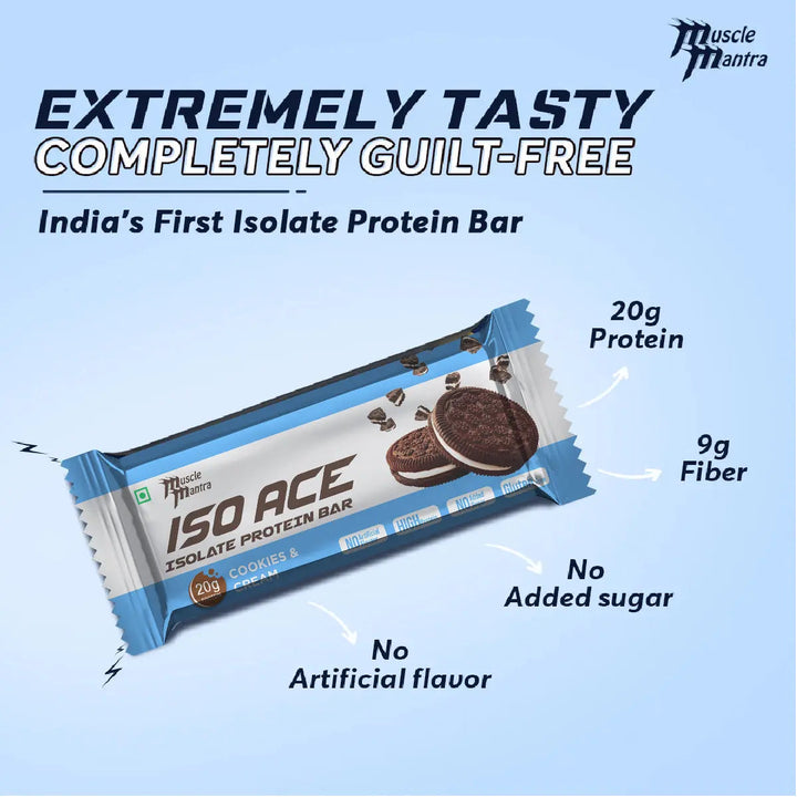 Muscle Mantra ISO ACE Isolate Protein Bar Product vendor