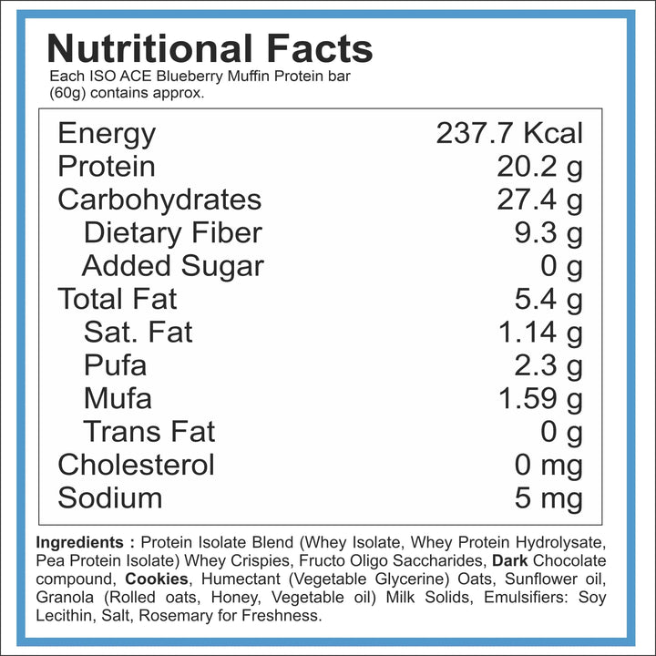 Muscle Mantra ISO ACE Isolate Protein Bar Product vendor