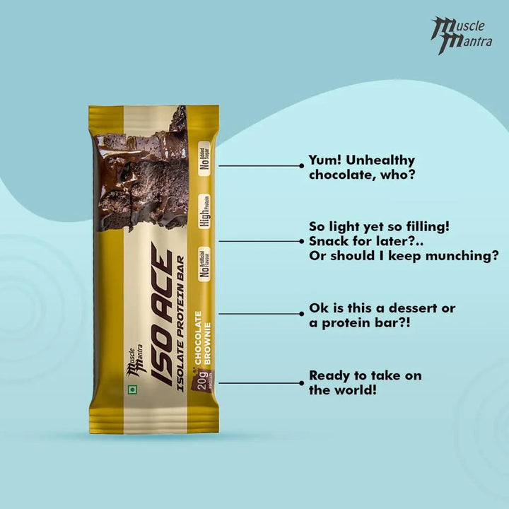 Muscle Mantra ISO ACE Isolate Protein Bar Product vendor