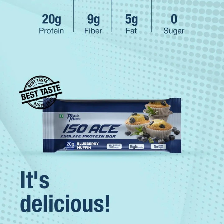 Muscle Mantra ISO ACE Isolate Protein Bar Product vendor