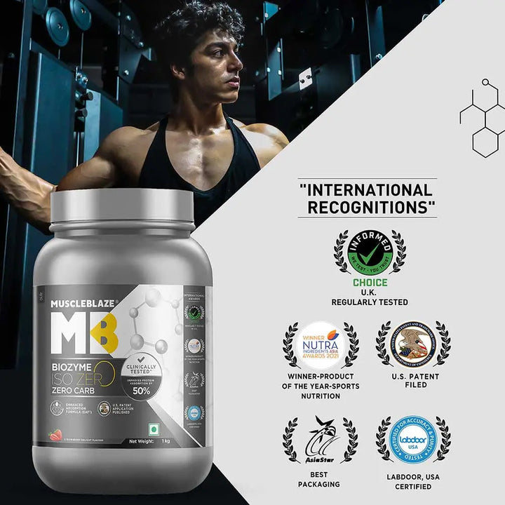 MuscleBlaze Biozyme Iso-Zero, Low/Zero Carb + MB-VITE Multivitamin - 60 Tablets Product vendor