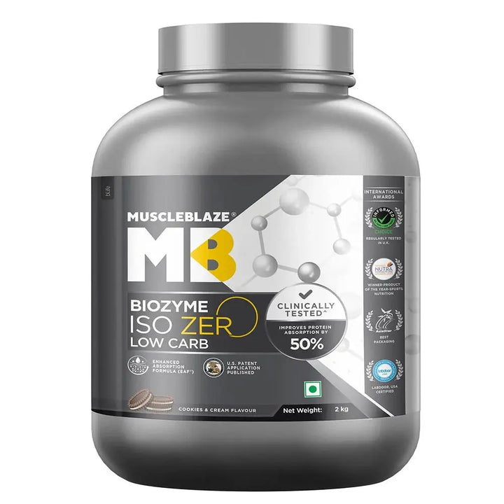 MuscleBlaze Biozyme Iso-Zero, Low/Zero Carb + MB-VITE Multivitamin - 60 Tablets Product vendor