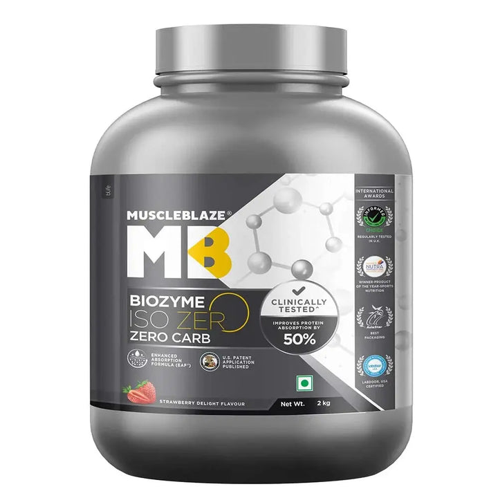 MuscleBlaze Biozyme Iso-Zero, Low/Zero Carb + MB-VITE Multivitamin - 60 Tablets Product vendor