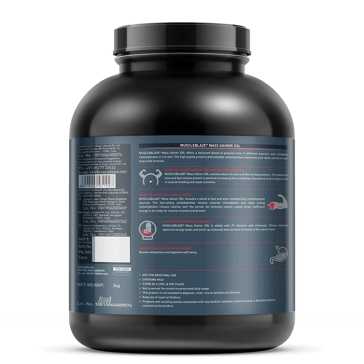 MuscleBlaze Mass Gainer XXL Product vendor