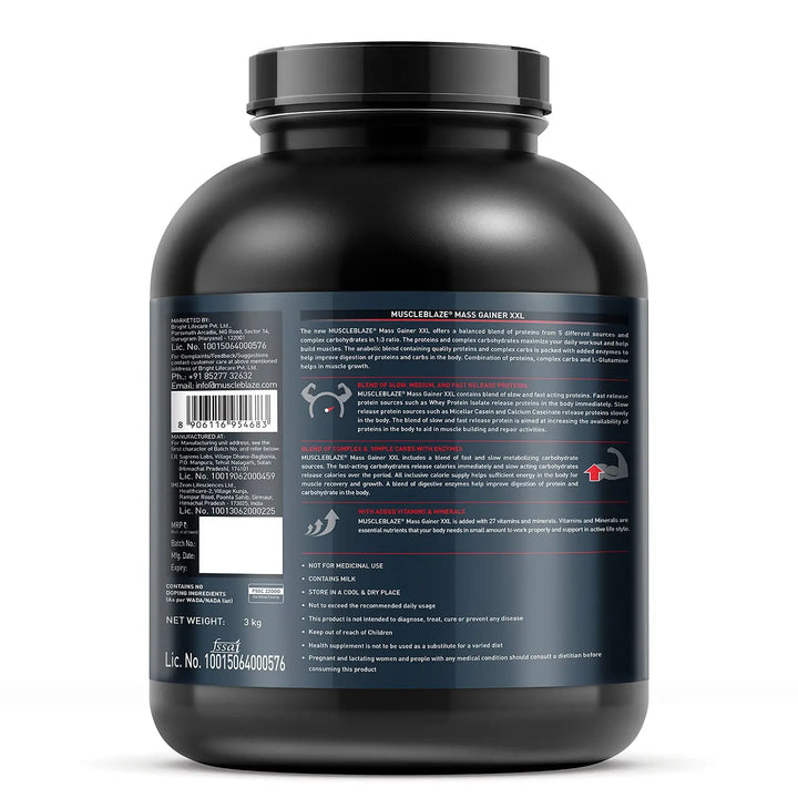 MuscleBlaze Mass Gainer XXL Product vendor