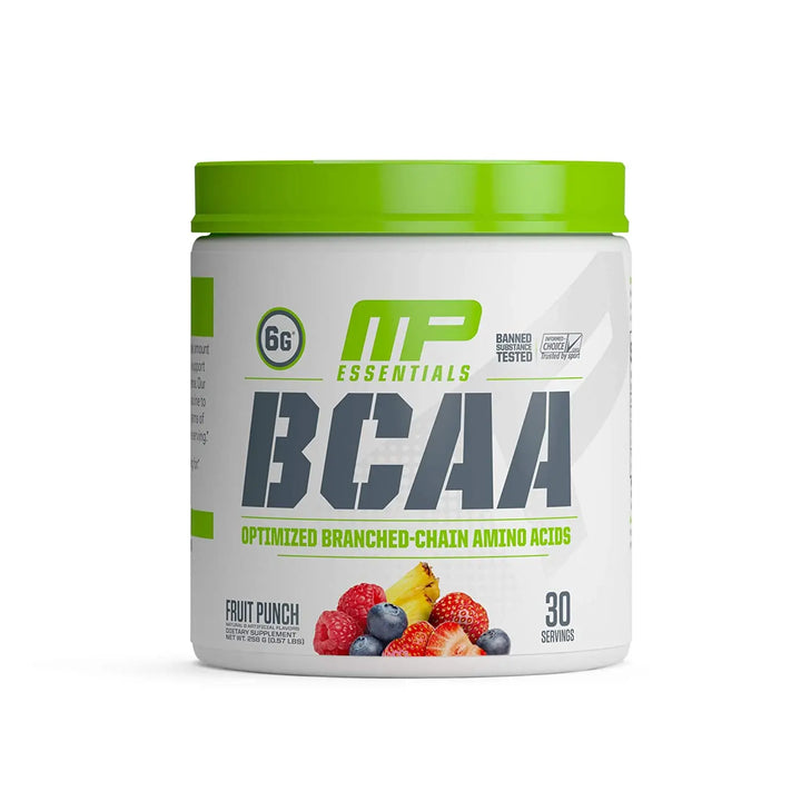 MusclePharm Essentials BCAA Powder - 30 Servings (Fruit Punch) Product vendor