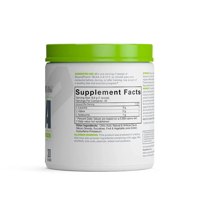 MusclePharm Essentials BCAA Powder - 30 Servings (Fruit Punch) Product vendor