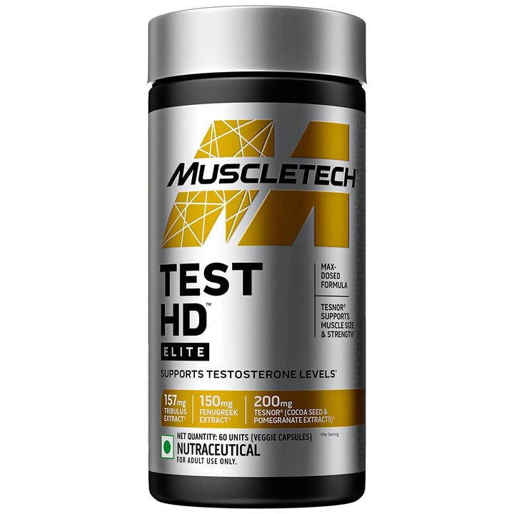 MuscleTech Test HD Elite, 60 Veggie Capsules Product vendor