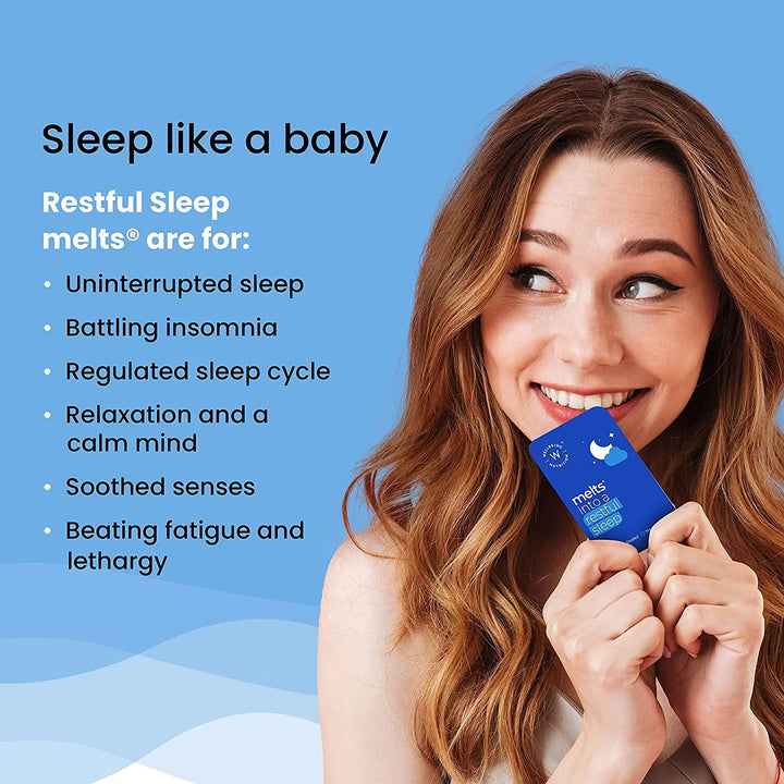 Wellbeing Nutrition Melts Restful Sleep (30 Oral Strips) Product vendor